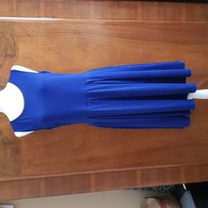 Missky dress large royal blue